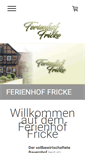 Mobile Screenshot of ferienhof-fricke.de